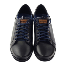 Nikopol 1655 muške sportske cipele crno smeđa 4