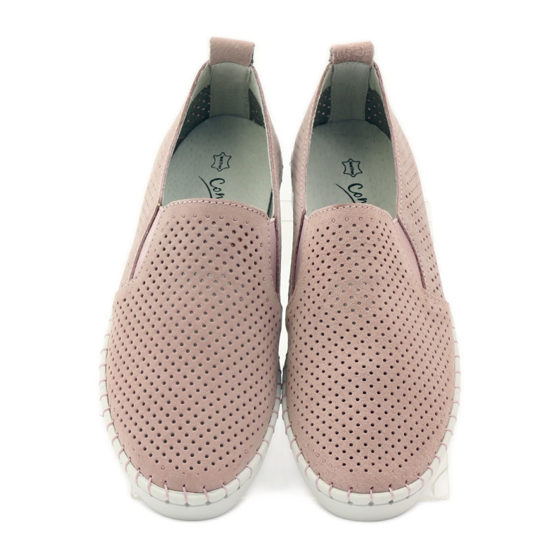 Kožni Slipony Filippo 063 ružičasta 4