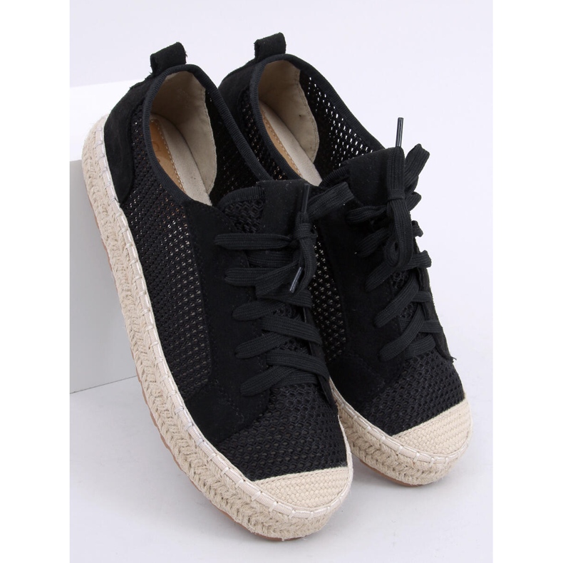 BM Crne BB06P Crne tenisice od espadrile crno 1