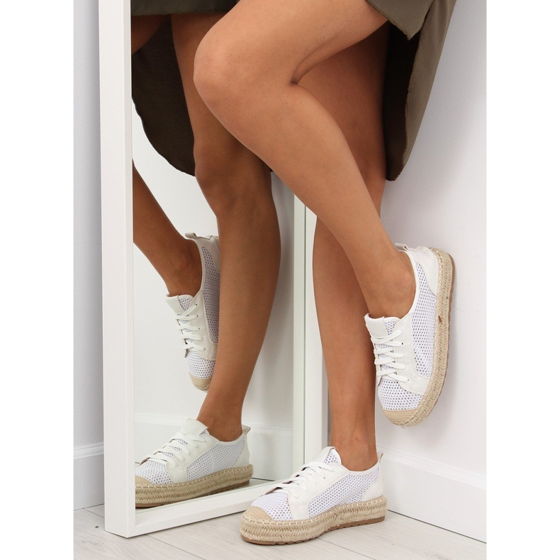 Bijele tenisice espadrile BB06P Bijele bijela 1