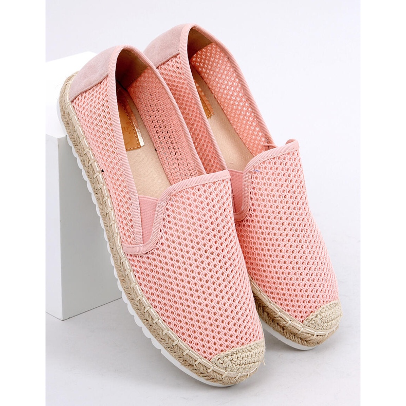 BM Klizne espadrile roza BB03P Pink ružičasta 1