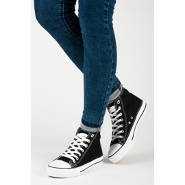 Seastar Ženske visoke tenisice crna 2