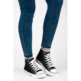 Seastar Ženske visoke tenisice crno 1