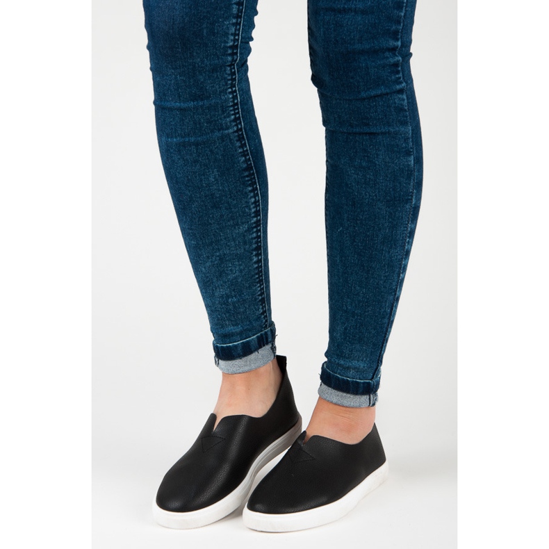 Crne slip-on tenisice crna 1