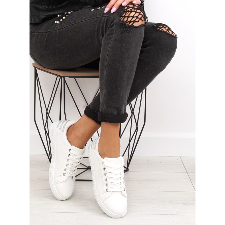 Bijele ženske tenisice SU09p Bijele bijela 1