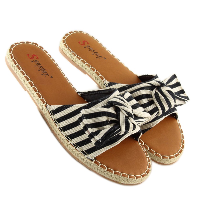 Crne espadrile LL-133P Crne crno 1