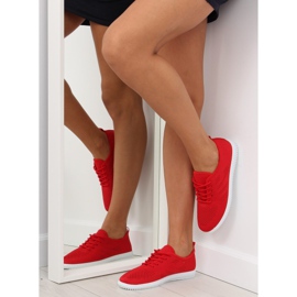 Crvene Ženske crvene tenisice LA10P Red crvena 1