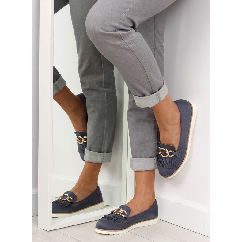 Ženske natikače tamnoplave G237 plave mornarsko plava 2