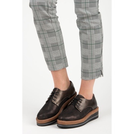 Kylie Elegantne cipele na klin smeđa 1