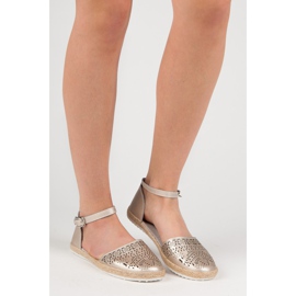 Kožne sandale vinceza espadrile žuta boja 1