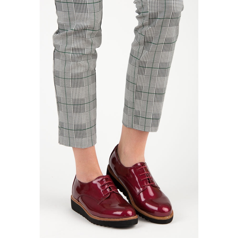 Kylie Bordo lakirane cipele crvena 1