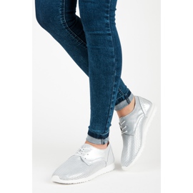 Vezane cipele VINCEZA siva 2