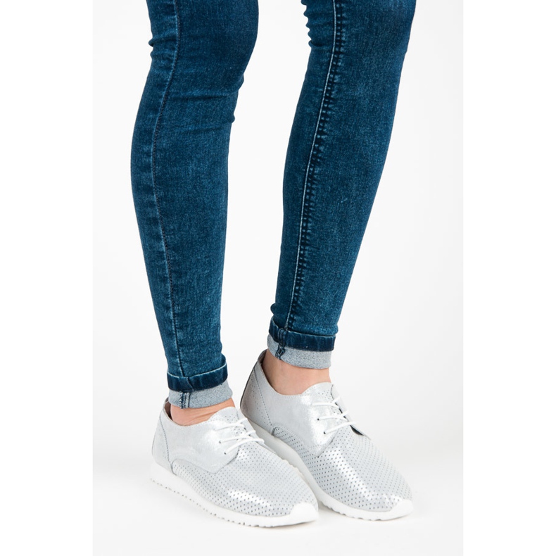 Vezane cipele VINCEZA siva 1