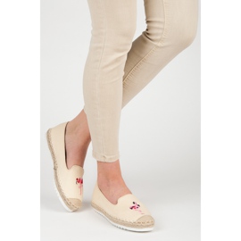 Bestelle Espadrile s flamingom smeđa 2