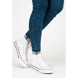 Tenisice na vezanje iznad gležnja bijela 2