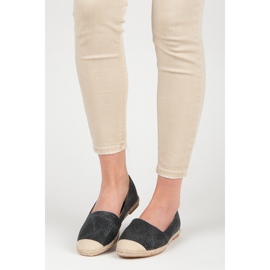Bestelle Espadrile sa šljokicama crna 1
