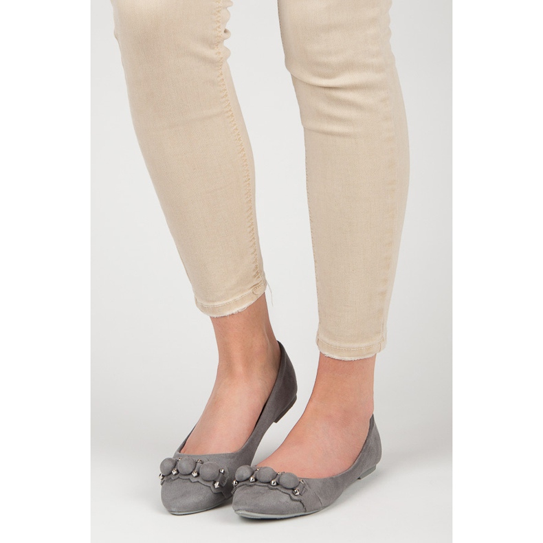 Seastar Balerinke od antilopa s V-izrezom siva 1