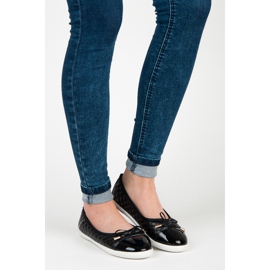 Prošivene balerinke crna 1