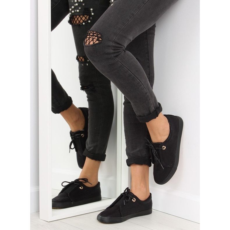 Crne ženske tenisice MB102 Black crno 1