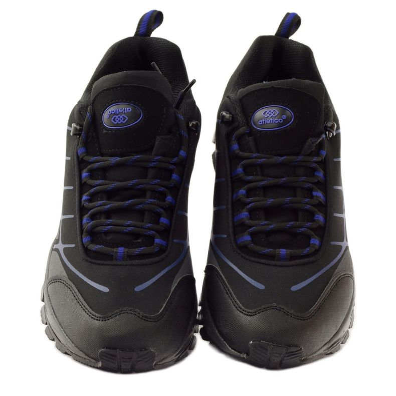 Atletico trekking sportska softshell crno plava siva 4