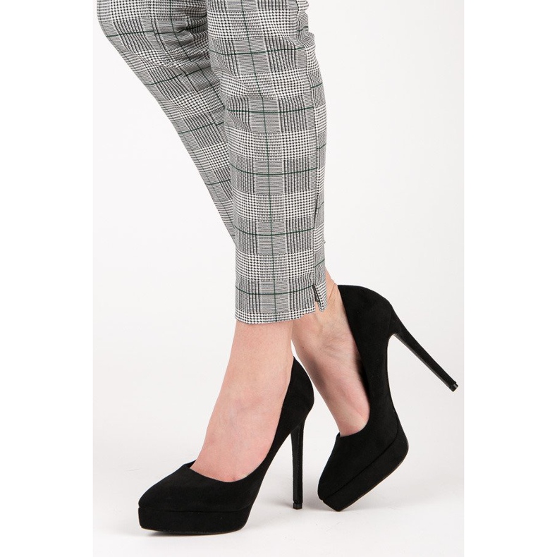 Bestelle Suede pete na platformi crno 2