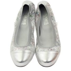 Ženske balerinke elastična Gamis 1402 siva višebojan 5