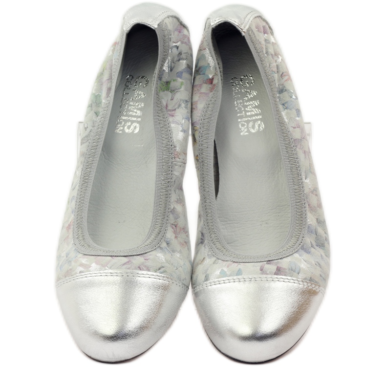 Ženske balerinke elastična Gamis 1402 siva raznobojna 5