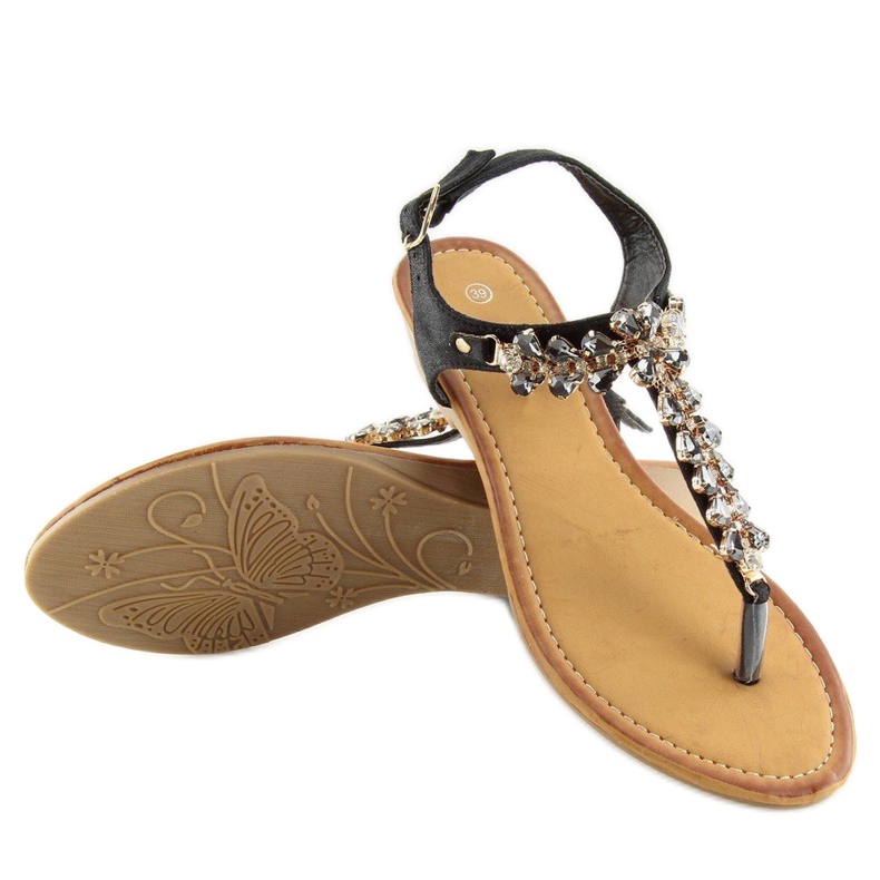 Crne sandale 9-59 crne crno 2