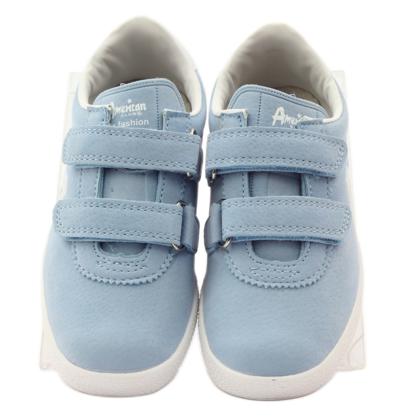 American Club Sportske cipele, plava kožna uložak za čičak 4