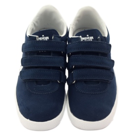 American Club Sportski američki kožni umetak tamnoplava bijela 4