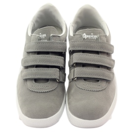 American Club Sportski američki kožni umetak siva bijela 4