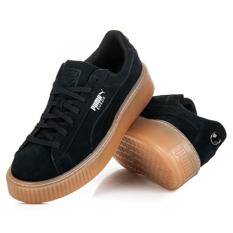 Puma Suede Platform Jewel Jr crno 2
