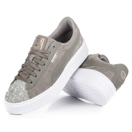 Puma Suede platforma Peblle WN`S siva 2