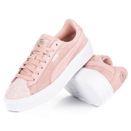 Puma Suede Platform Pebble WN`S ružičasta 2