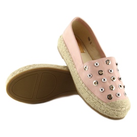 Ružičaste espadrile za žene 7680 Pink ružičasta 2