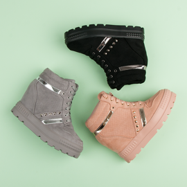 Bestelle Tenisice s platformom crna 1