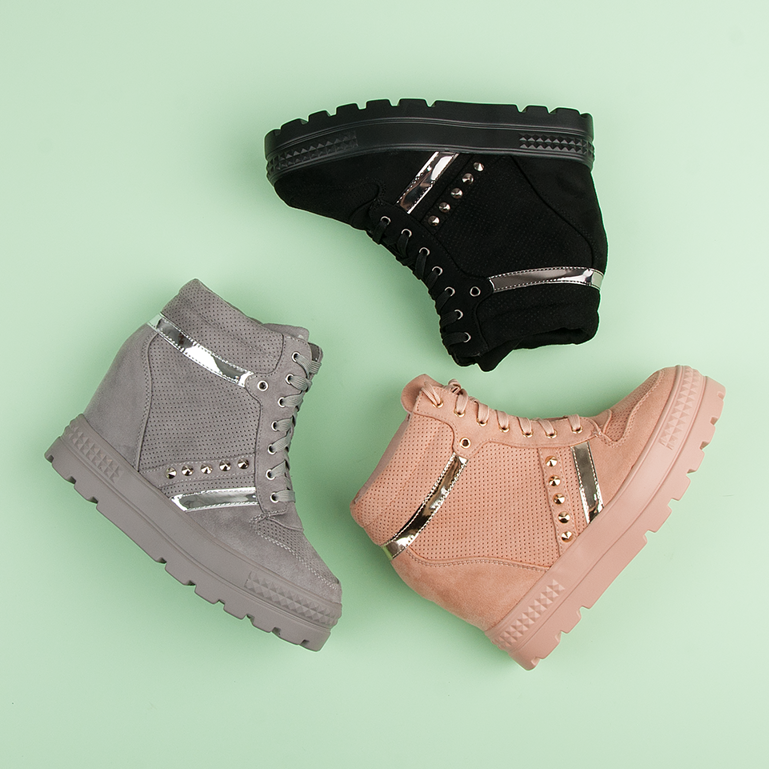 Bestelle Tenisice s platformom crno 1