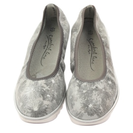 Kožne cipele za ženske mokasine Filippo 046 siva 4