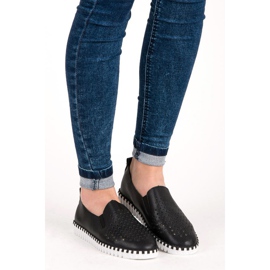 Seastar Ažurne tenisice koje se klize crno 2