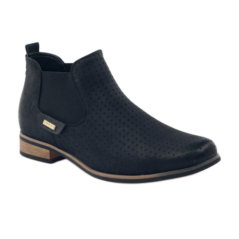 Crne Slip-on čizme Filippo Jodhpur crno 1
