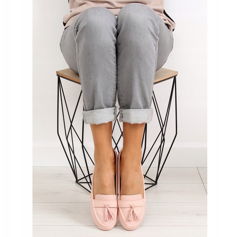 Pink Ženske roze mokasinke 3147 Pink ružičasta 2