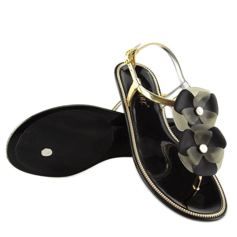 Sandale meliski crne KG19P crne crna 2