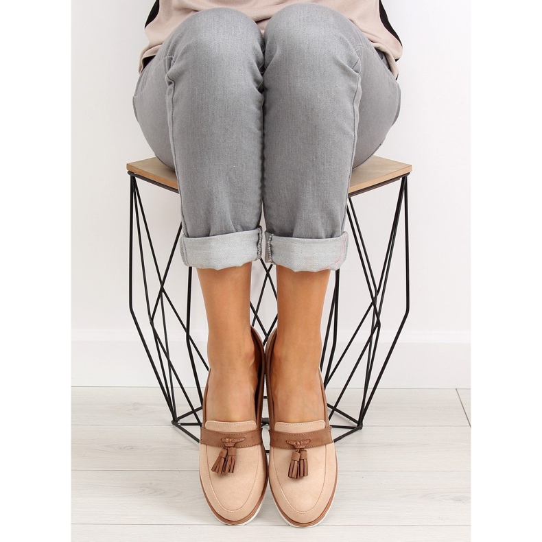 Ženske bež loaferice 9167 Bež 2