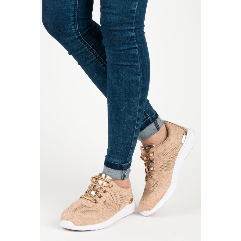 American Club Američke tenisice smeđa žuta boja 2