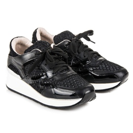 Kylie Crne tenisice s mrežom crna 1