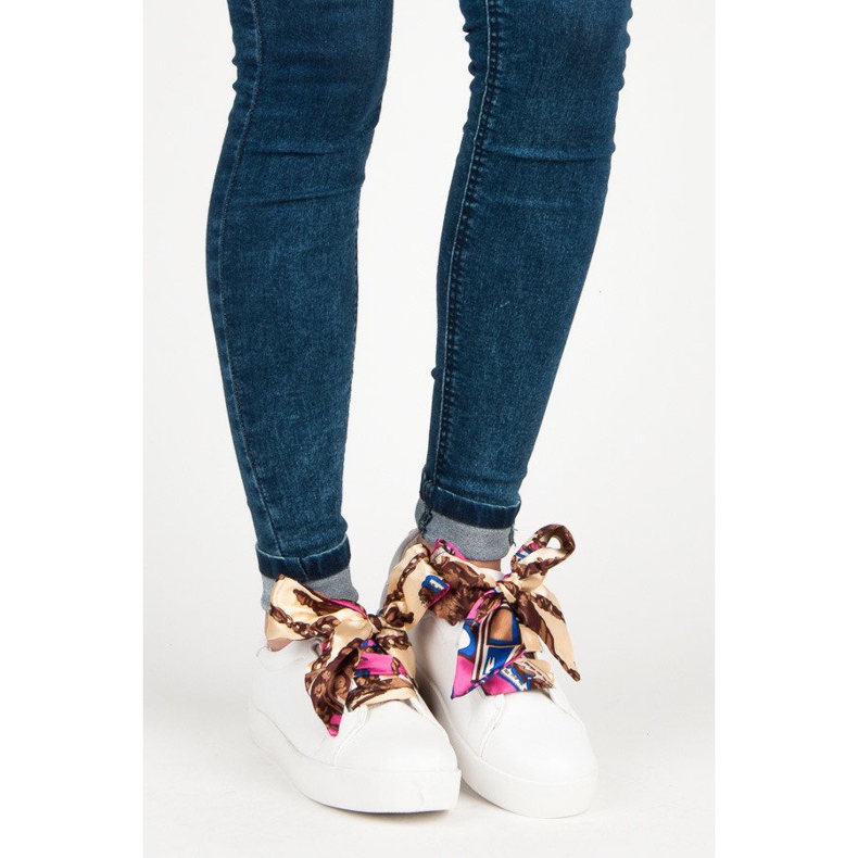 Vices Tenisice vezane vrpcom poroke bijela 1