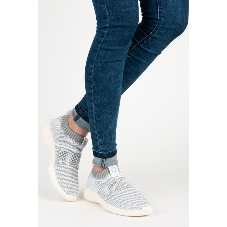 Kylie Slip-on tekstilne tenisice siva 2