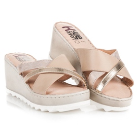 Kylie Klinaste papuče smeđa 1