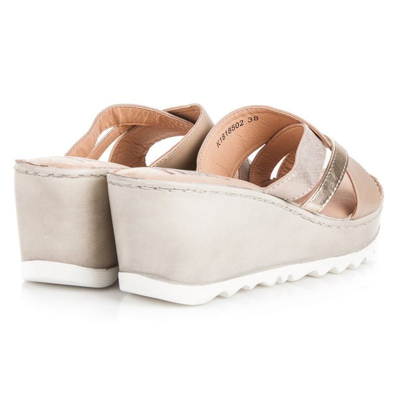 Kylie Klinaste papuče smeđa 2