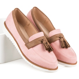 Boho VICES roze loaferice ružičasta 1